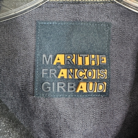 Marithe Francois Girbaud Denim Jacket MENS 2XL Blue SELVEDGE Cotton Full Zip - Picture 7 of 12